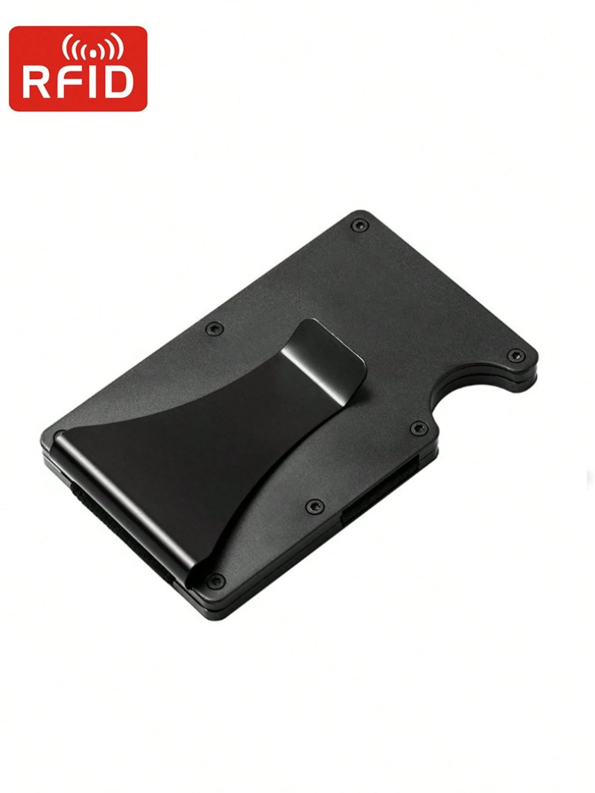Anti Rfid Credit Card Holder Men Wallet High Quality Slim Thin Metal Bank Cardholder Case Money Clip Black Mini Card Wallet Gift For Men,Father's Day