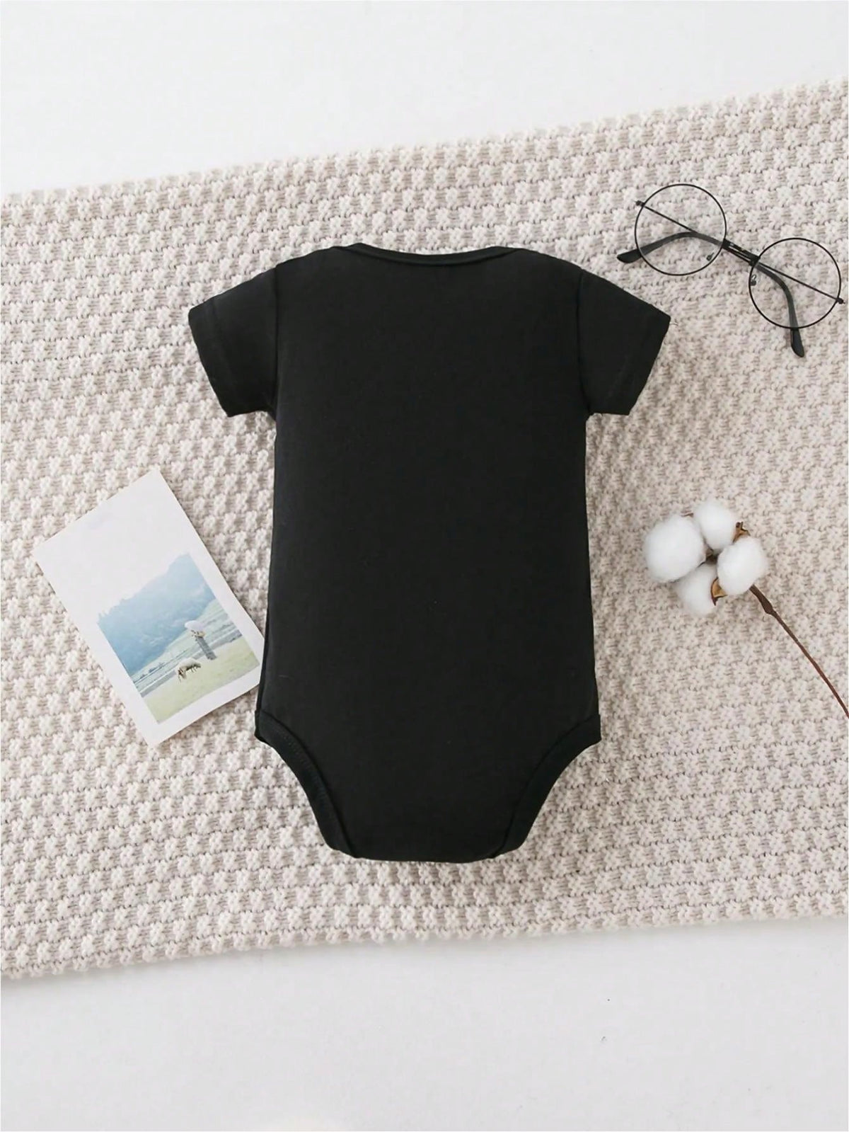 AYJK7 Protected By Fur Babies, Paw Prints, 100% Pure Cotton Newborn Crawling Clothes, Summer Outdoor Activities Casual Transparent Clothes, Comfortable And Soft Short Sleeved Baby Triangle Jumpsuit