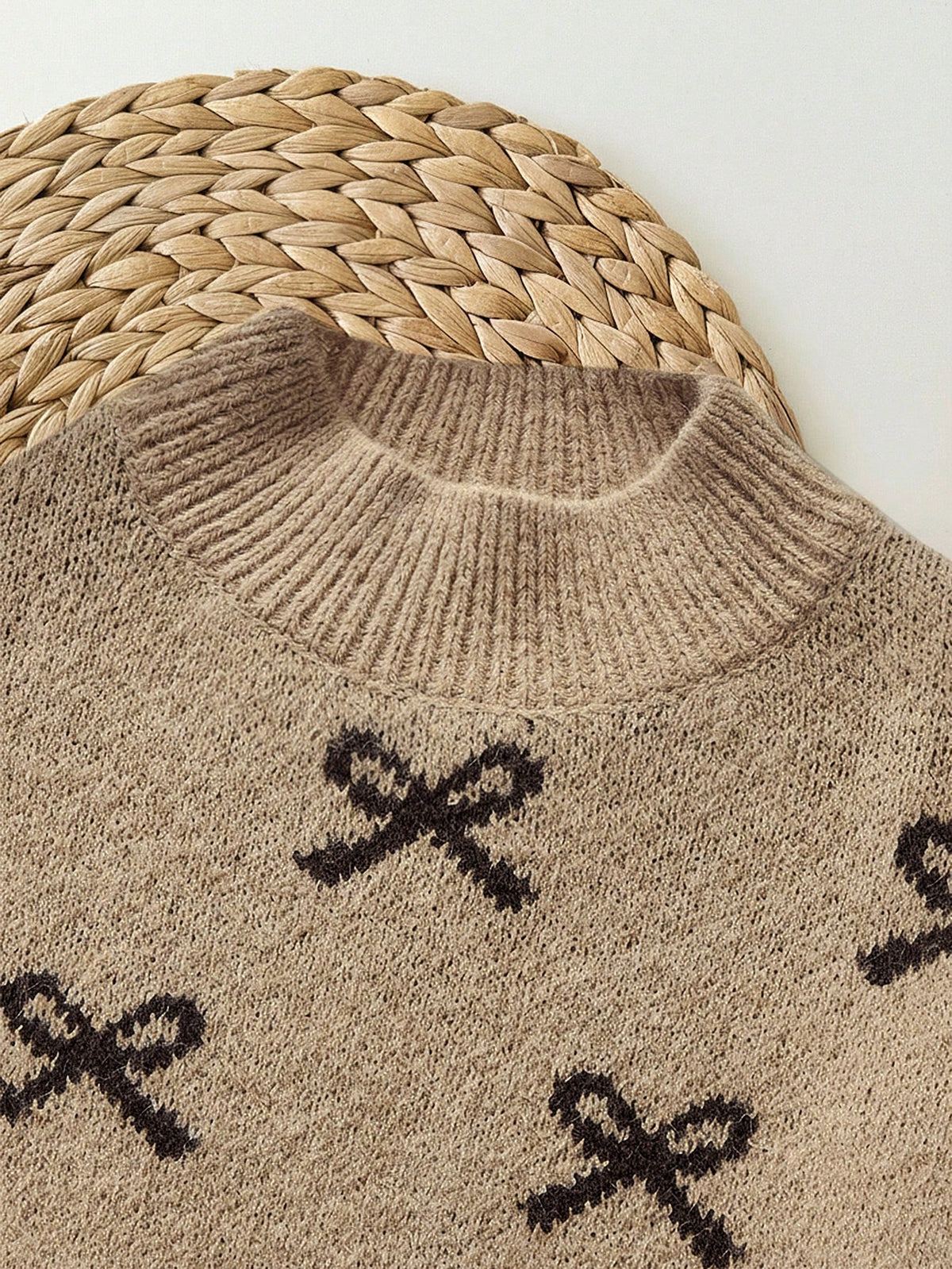 Babygirl Cute Polka Dot Long Sleeve Sweater&Elastic Waist Pants Set,Casual For Autumn/Winter Baby Clothes Autumn Winter Brown Girl Fall