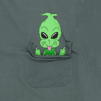 Bah Humbug Pocket Tee (Charcoal) - Camiseta - Four Street