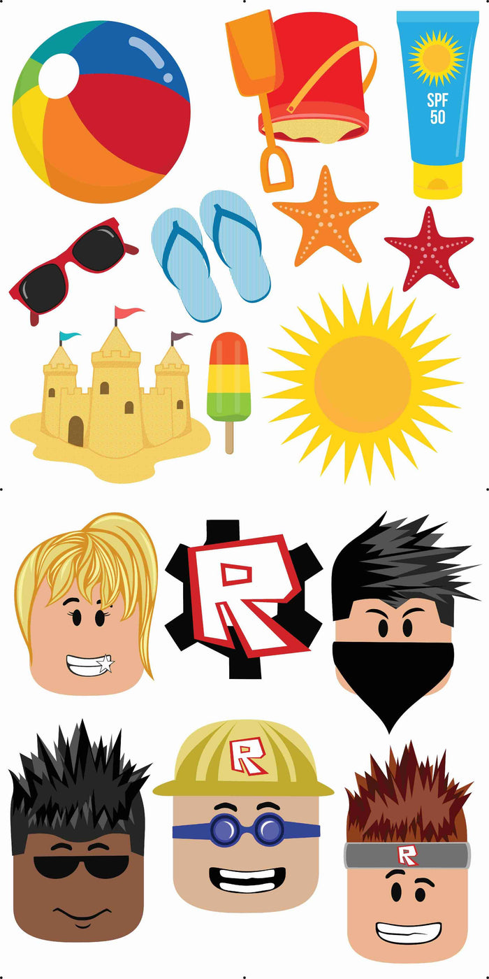 Beach and Roblox Combo Sheet