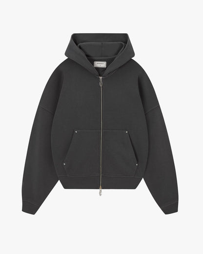 Beast Zip-Up Hoodie Ash