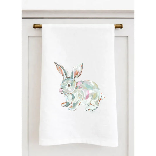 "Bunny Love" tea towel