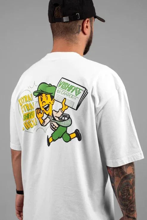 CAMISETA EXTRA EXTRA BRANCA "WORLD CUP 2022" - Four Street