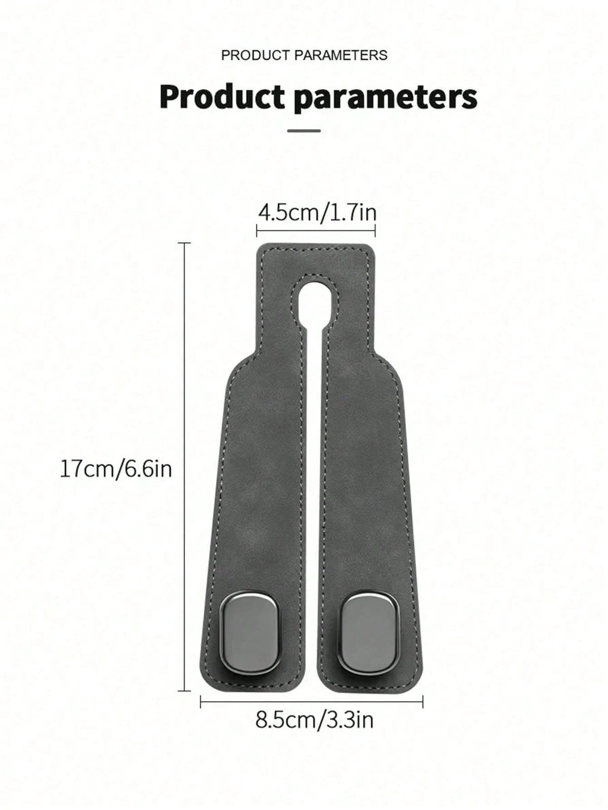 Car Seat Headrest Hooks, Dual Headrest Hooks, Car Back Seat Headrest Hooks, Can Be Used To Hang Handbags, Bags, Clothes And Wallets