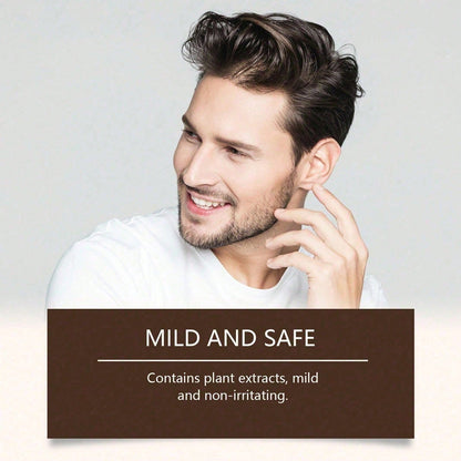 Coffee Facial Scrub, Men's Facial Hair Cleanser Pores Refreshing Comfort Cleansing Cream