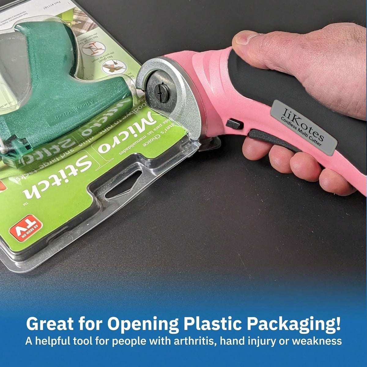 Cordless Electric Scissors, 4V Carpet Cardboard Cutter Tool, 2000 MAh, With Safety Lock, Rotary Cutter For Cardboard Packages Leather Plastic, Christmas Stuffers, Birthday And Valentine's Day Gift