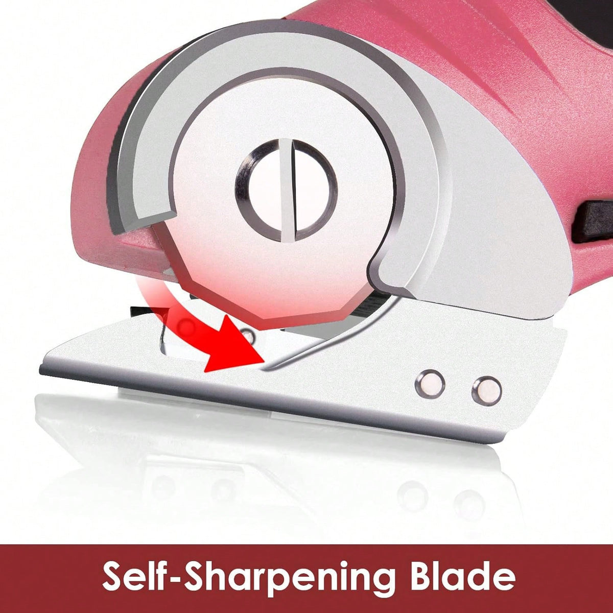 Cordless Electric Scissors, 4V Carpet Cardboard Cutter Tool, 2000 MAh, With Safety Lock, Rotary Cutter For Cardboard Packages Leather Plastic, Christmas Stuffers, Birthday And Valentine's Day Gift