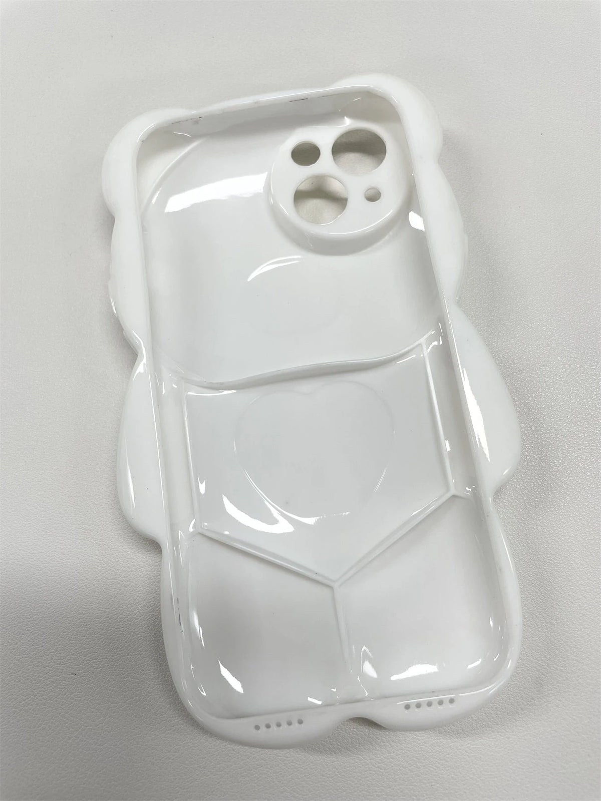 Cute Holographic 3D Bear Design Phone Case Compatible With 14 Pro Max, 13, 12Pro, 11 Waterproof Shockproof Anti-Fall Scratch Resistant