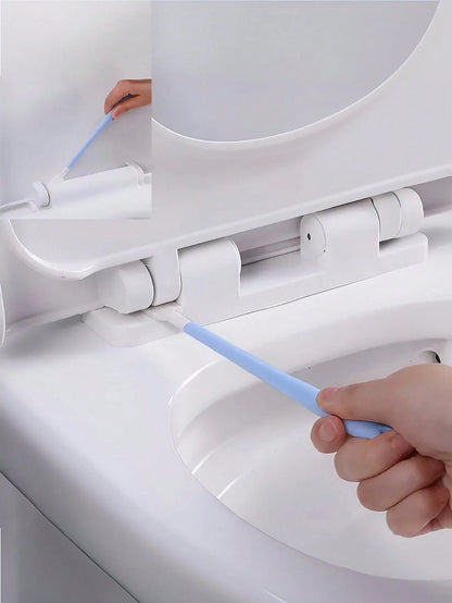 Disposable Toilet Brush Set, 1pc Handle + 10pcs Replaceable Heads For Deep, No Blind Spot Cleaning – Hygienic, Efficient, And Easy-To-Use Household Toilet Cleaning Tool, During Packaging And Transport
