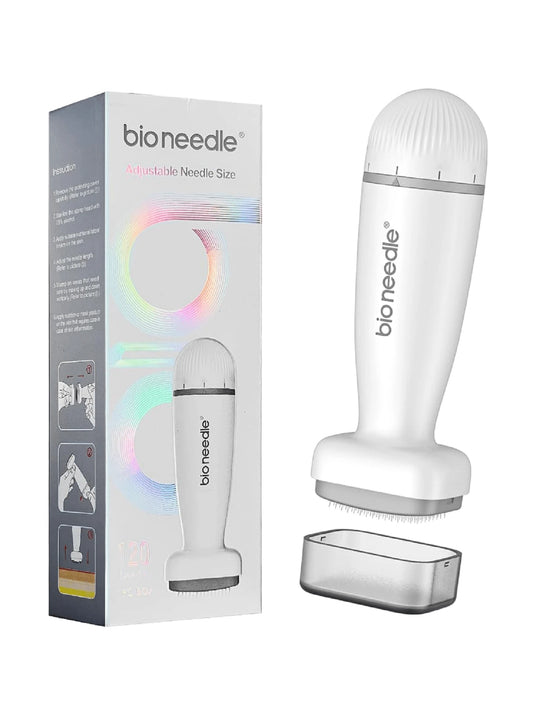 Dr.pen Adjustable Microneedle Stamp, Professional Microneedle Stamp, Face, Scalp, Beard, Body Microneedle Pen, Best Microneedle Roller Alternative, 0.25mm-2.0mm Needle Head Combo Set, Mother's Day, Wo