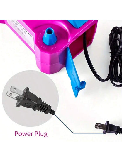Electric Balloon Pump Inflator Portable Automatic Dual-Nozzle Balloon Blower Suitable For Birthdays And Weddings Balloon Party Decorations Halloween Essential