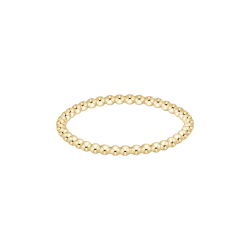 Enewton 14kt Gold Filled Classic Gold 1.5mm Bead Stacking Ring Enewton 14kt Gold Filled Classic Gold 1.5mm Bead Stacking Ring Rings