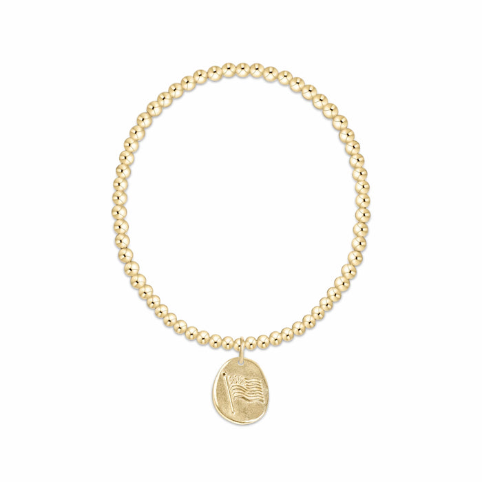 Enewton Inspire America Gold 3mm Bracelet Enewton Inspire America Gold 3mm Bracelet Bracelet