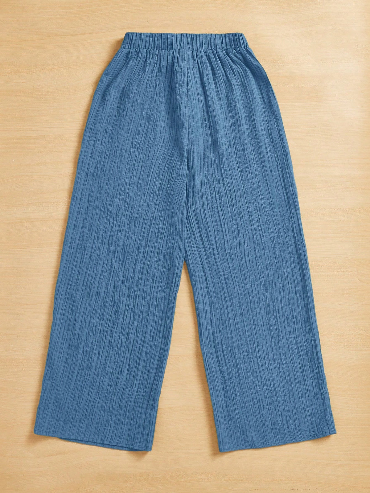 Essnce Women's Casual Simple Textured Long Pants Summer Spring Valentine Day New Years