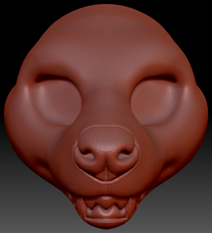 Feminine Hyena Head Base Variant 4