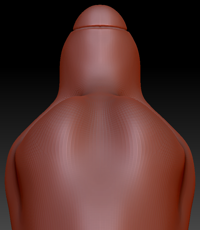 Feminine Toony Large Canine Static Jaw Head Base Variant 2