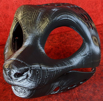 Feminine Toony Red Panda Head Base Variant 1