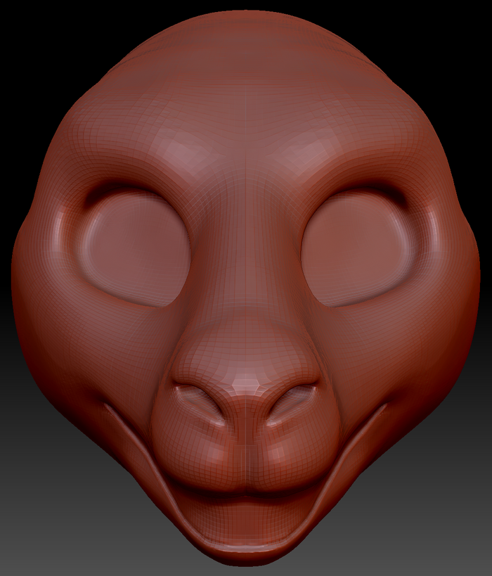 Gender Neutral Kangaroo Static Jaw Head Base