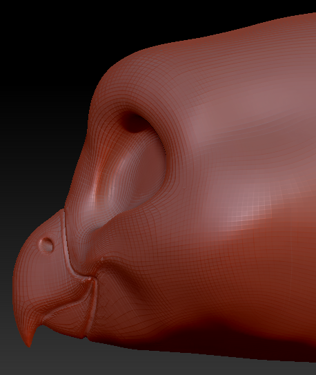 Gender Neutral Toony Bird Head Base Variant 2
