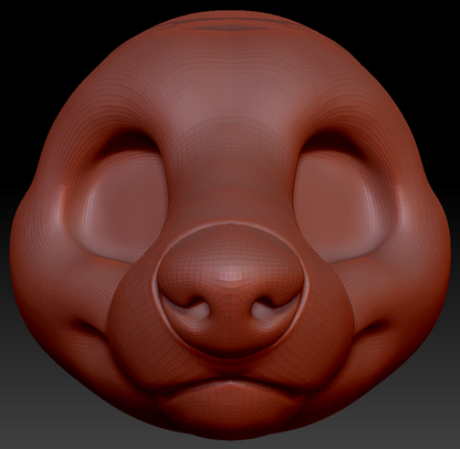 Gender Neutral Toony Marten Head Base Variant 1
