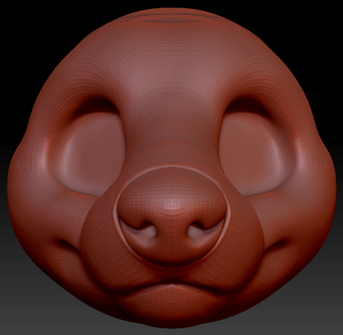 Gender Neutral Toony Marten Head Base Variant 1