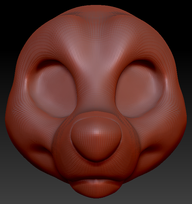 Gender Neutral Toony Small Canine Head Base Variant 1