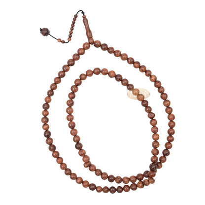 Genuine Large Kuka Misbaha - Round 12 mm Natural Color 99 count