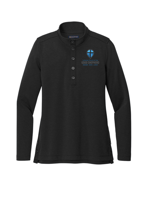 Good Shepherd Women's Mid-Layer Stretch 1/2 Button (Preorder)