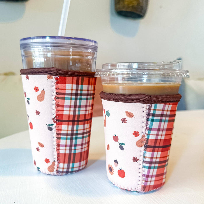 Harvest Plaid Reusable Coffee Sleeve Harvest Plaid Reusable Coffee Sleeve Home