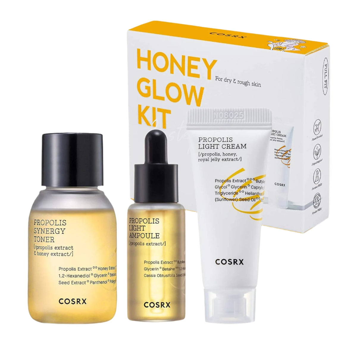 Cosrx Honey Glow Kit 3 Step