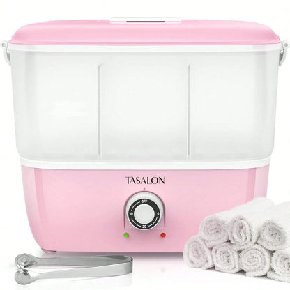 Hot Towel Warmer For Facials, Holds 16 Small Towels, 5L Portable Towel Steamer With Quickly Heating In 1-5 Mins, Auto Off Timer Foldable Towel Warmers For Spa, Barber, Manicures, Massage-Pink