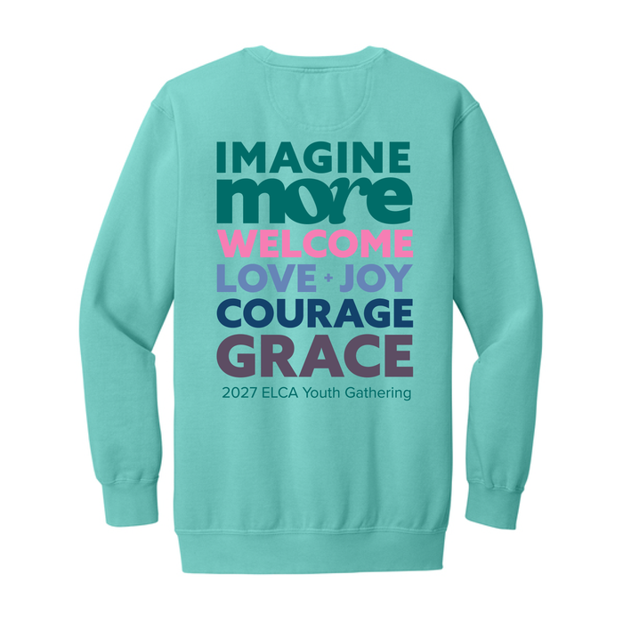 Imagine More Left Chest Logo Crewneck Sweatshirt