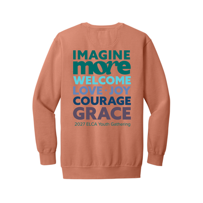 Imagine More Left Chest Logo Crewneck Sweatshirt