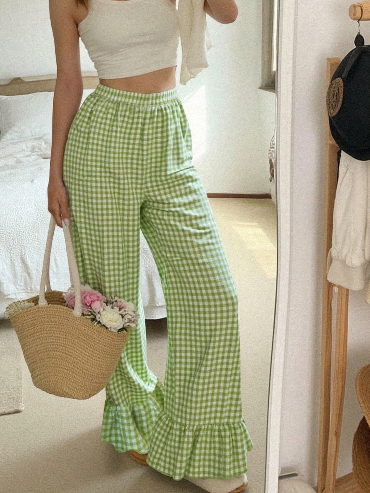 INAWLY Women's Minimalist & Fashionable Long Pants, Suitable For Summer Fall Cloth For Women