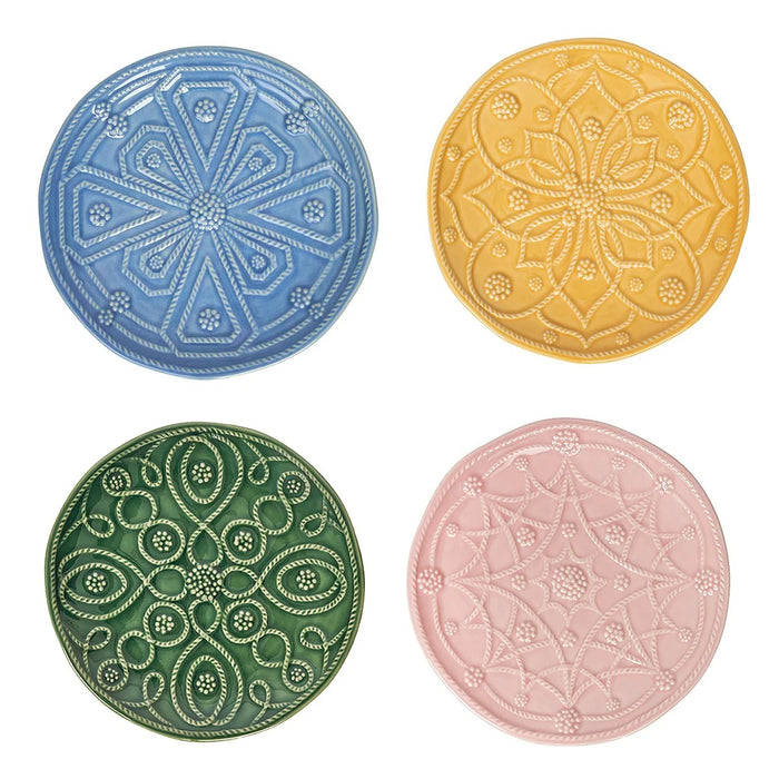 Jardins du Monde Cocktail Plates Sets of 4