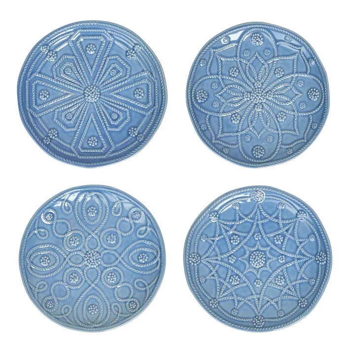 Jardins du Monde Cocktail Plates Sets of 4