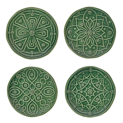 Jardins du Monde Cocktail Plates Sets of 4