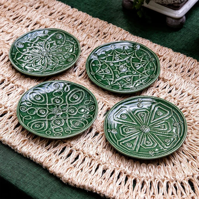 Jardins du Monde Cocktail Plates Sets of 4