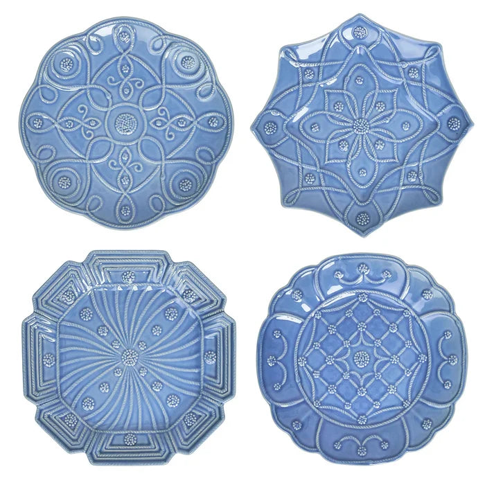 Jardins du Monde Dessert/Salad Plates Sets of 4