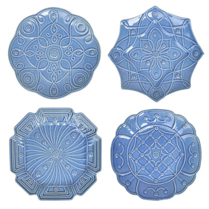 Jardins du Monde Dessert/Salad Plates Sets of 4