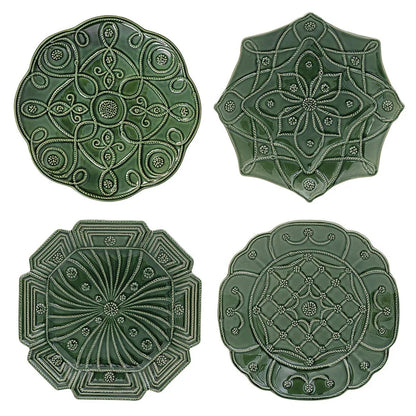 Jardins du Monde Dessert/Salad Plates Sets of 4