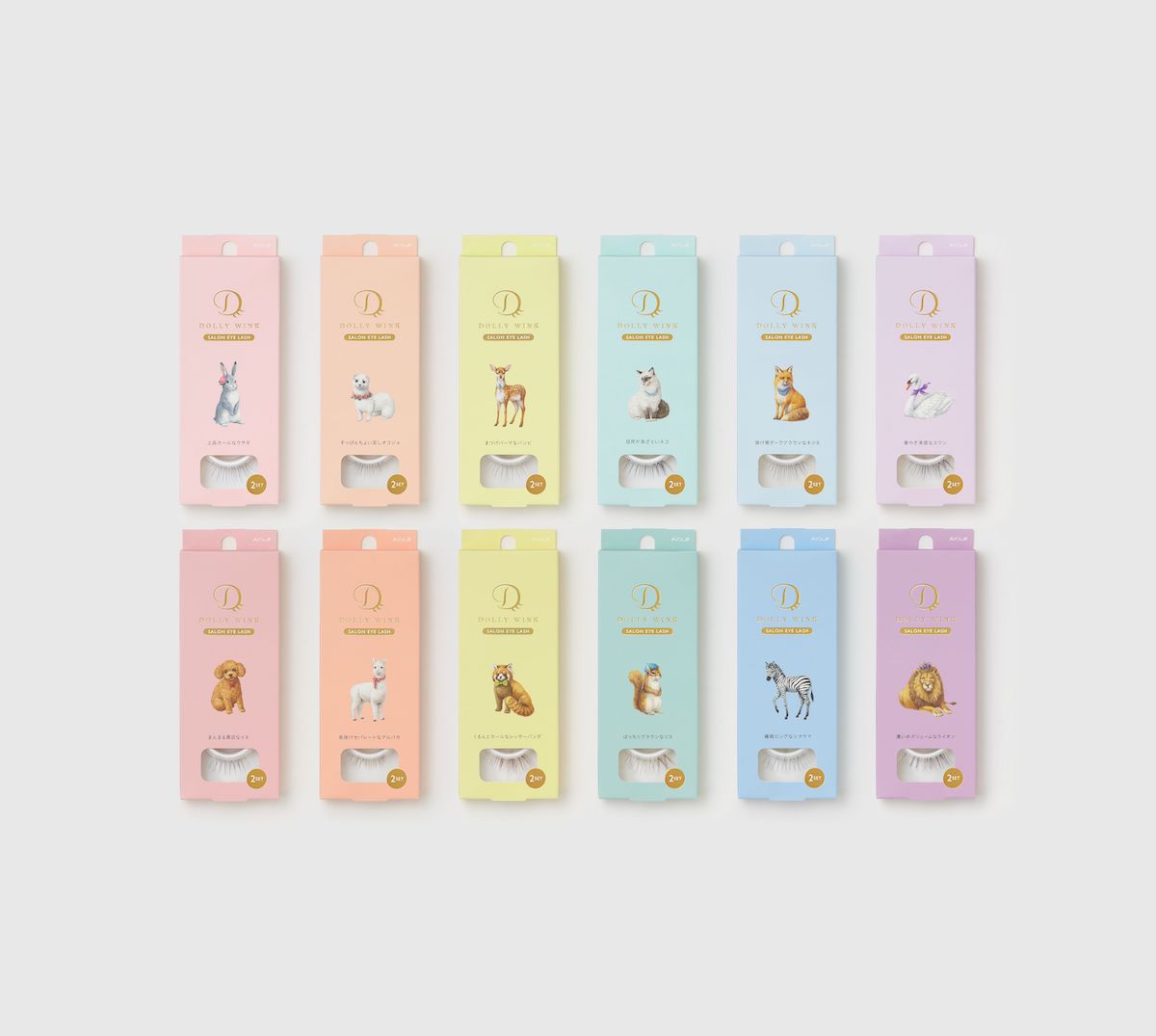 Dolly Wink Salon Eye Lash Eyelash Gorgeous Bunch Swan No.6