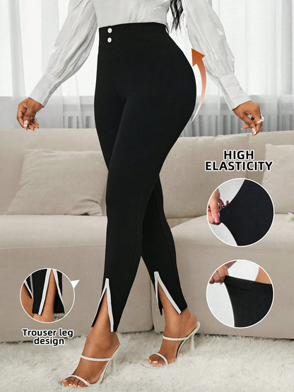 Lady Women's Leggings, Clothes For Tall Women, Summer Co-Ord Teachers' Day Outfits, Rave Long Dresses, Wedding Office Work Reception Dress, Black And White