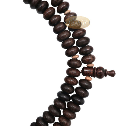 Large Tijani Tariqah Tasbih Prayer Beads - Limited Edition
12x7 mm Tamarind Wood