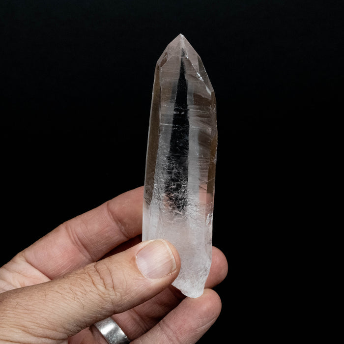 Lemurian Seed Quartz Crystal 104 g 110x29mm - InnerVision Crystals