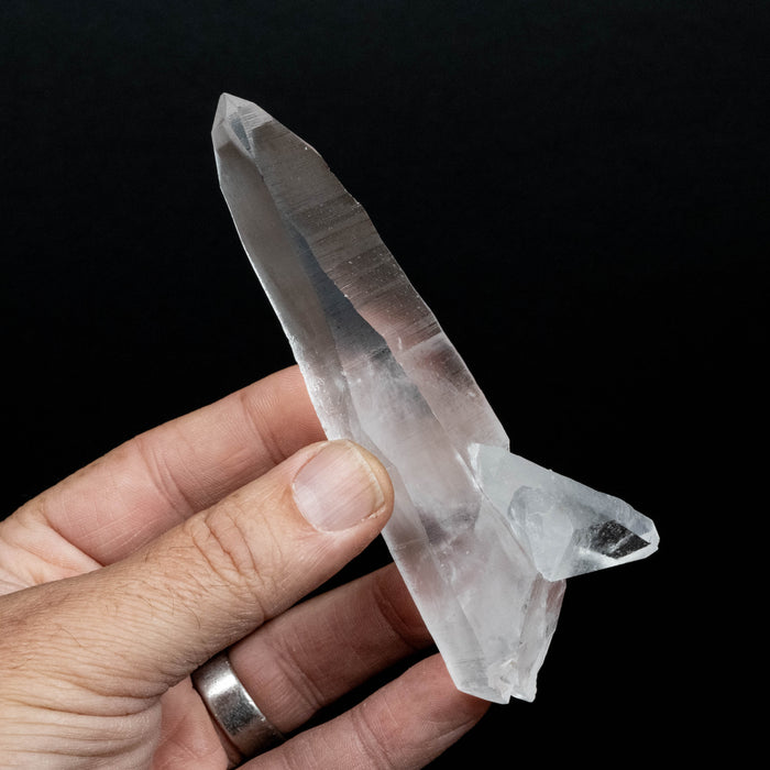 Lemurian Seed Quartz Crystal 128 g 122x46mm DT - InnerVision Crystals