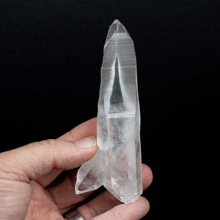 Lemurian Seed Quartz Crystal 128 g 122x46mm DT - InnerVision Crystals
