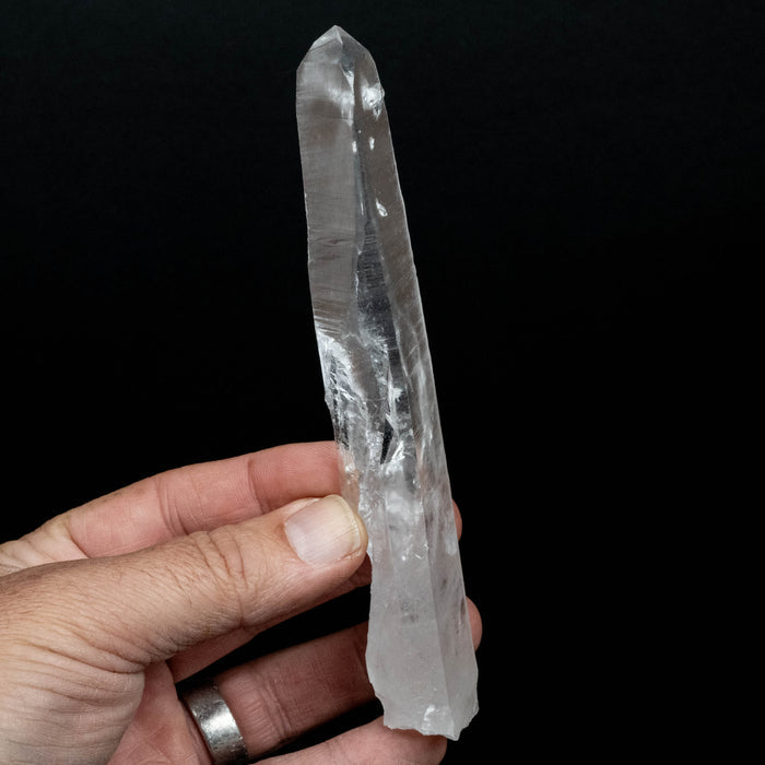 Lemurian Seed Quartz Crystal 130 g 155x27mm - InnerVision Crystals