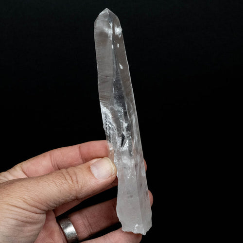 Lemurian Seed Quartz Crystal 130 g 155x27mm - InnerVision Crystals